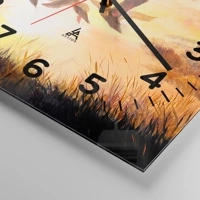 Clock face with numbers