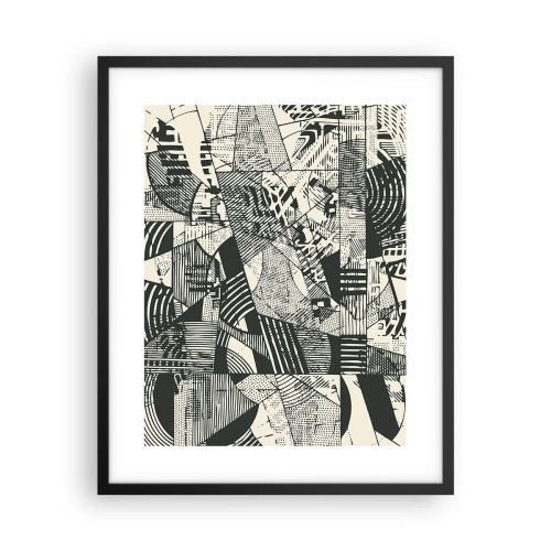Poster in black frame - Dynamics of Contemporaneity - 40x50 cm
