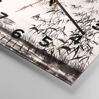 Clock face with numbers