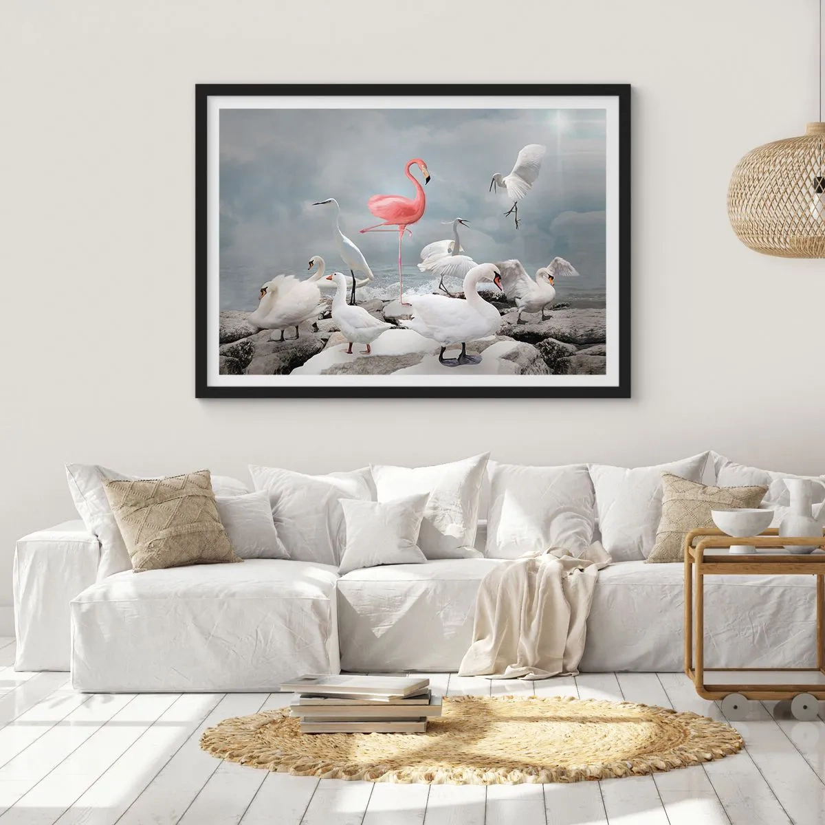 Poster in black frame - Where Did I Come from? - 91x61 cm