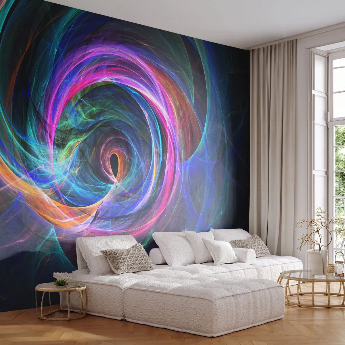 Custom Wallpaper Premium Sand - Where Are You Taking Me? - Abstraction, Piece, Vortex