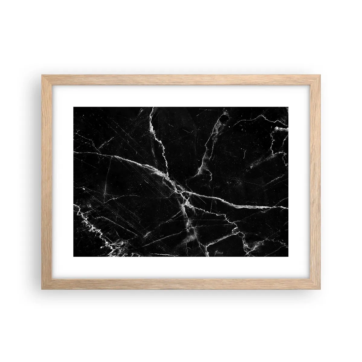 Poster in light oak frame - The Secret Life of a Stone - 40x30 cm