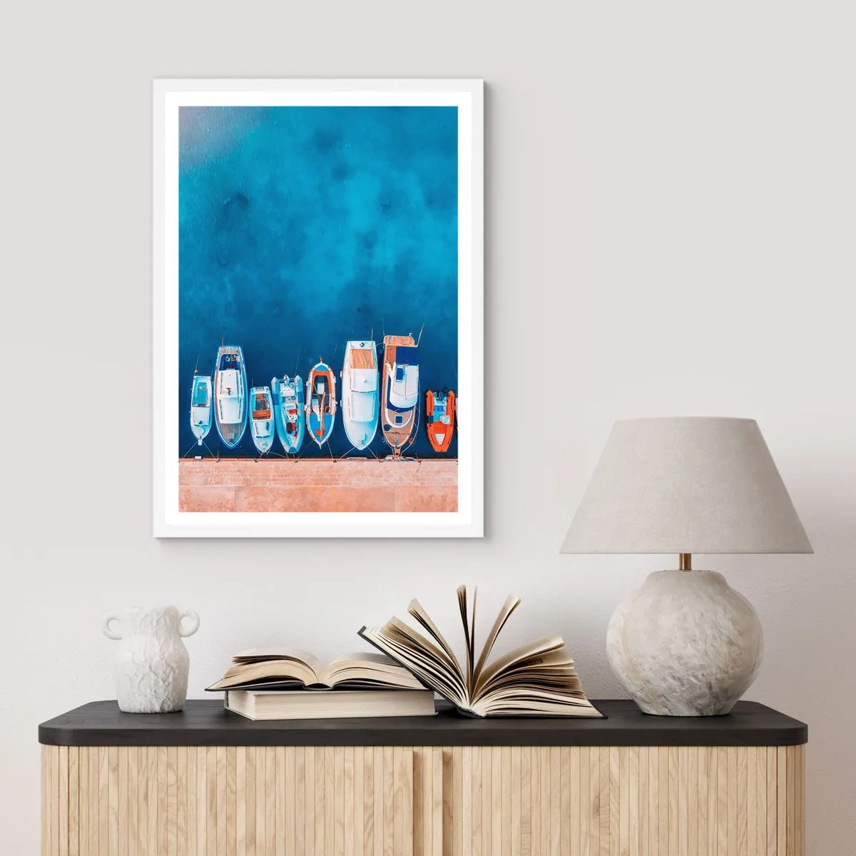 Poster in white frmae - In One Row - 61x91 cm