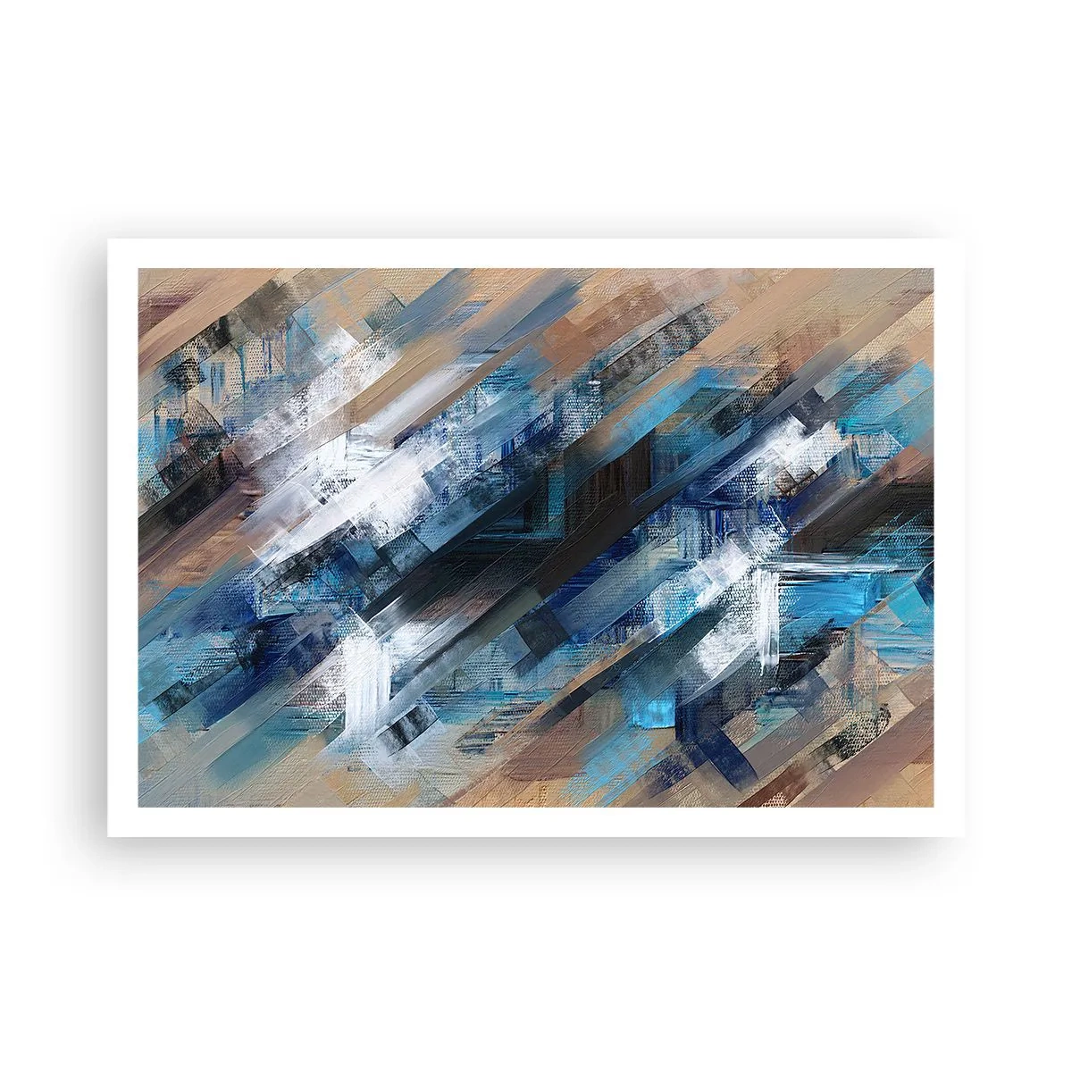 Poster - On the Blue Slant - 100x70 cm