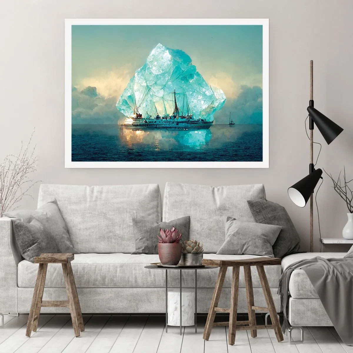 Poster - Arctic Diamond - 70x50 cm