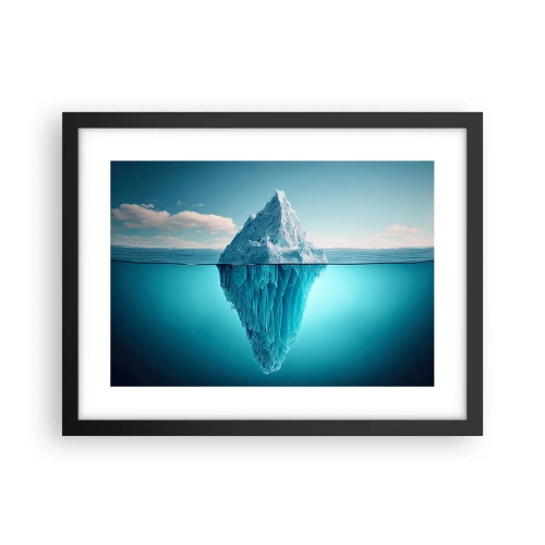 Poster in black frame - Ice Queen - 40x30 cm