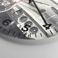 Clock face with numbers