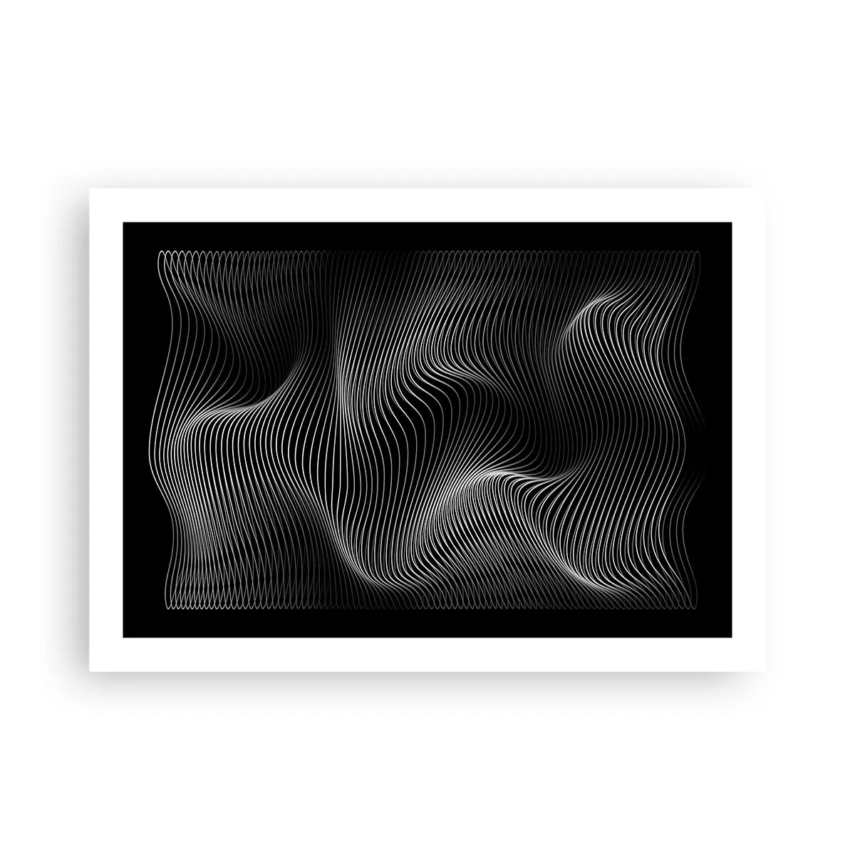 Poster - Dance of the Light in Space - 70x50 cm