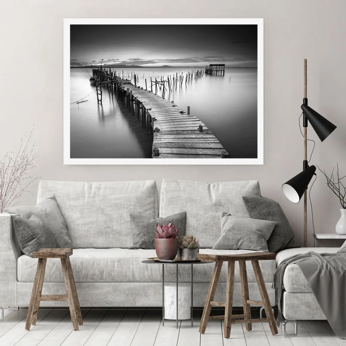 Poster - Peace of a Forgotten Shore - 40x30 cm