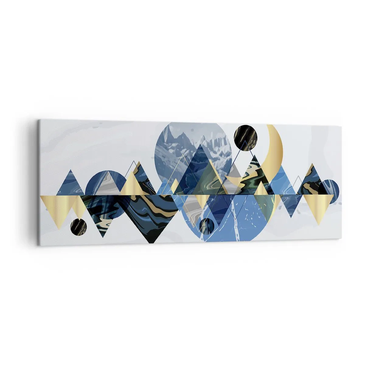 Canvas picture - Geometrical Landscape - 140x50 cm