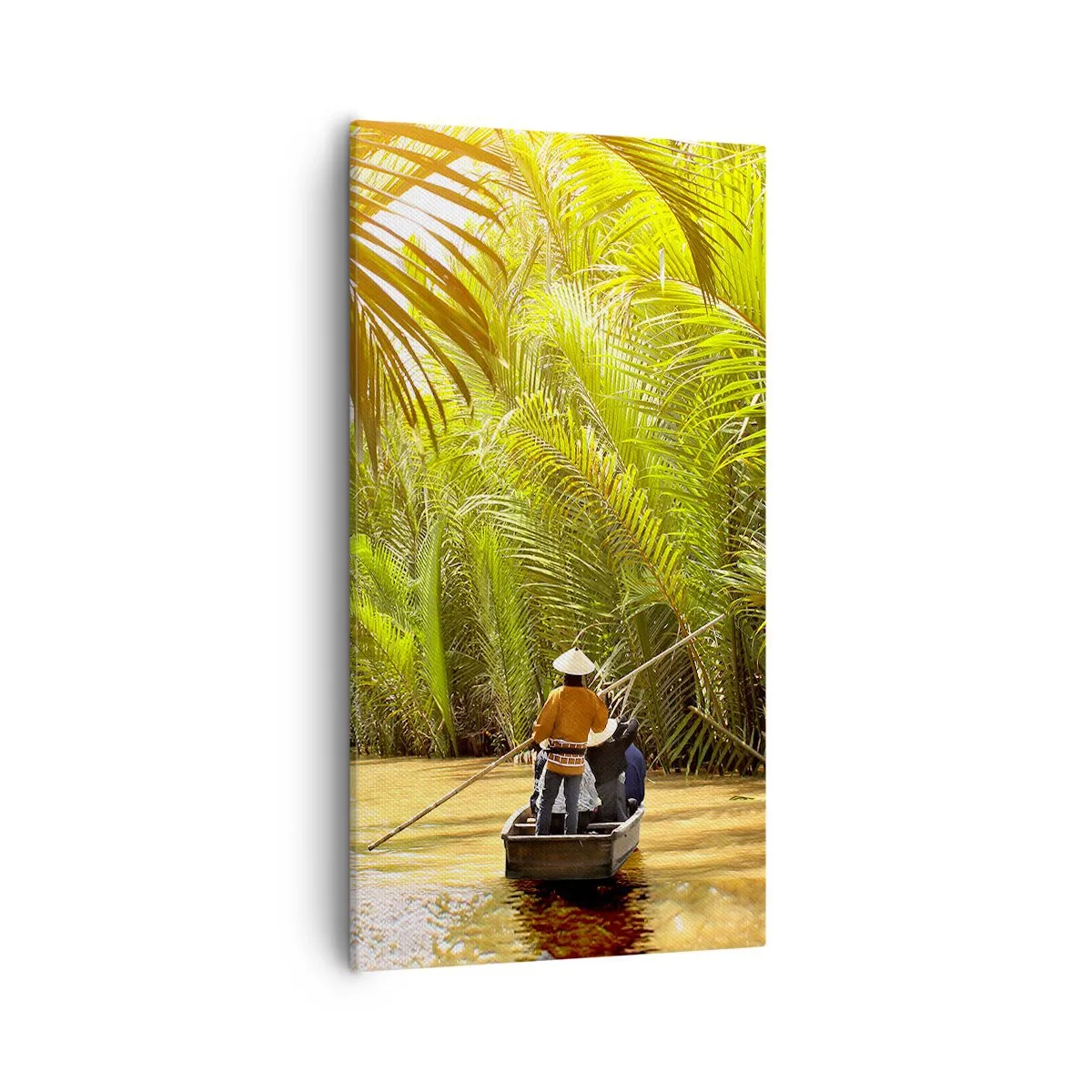 Canvas picture - Through a Palm Ravine - 55x100 cm