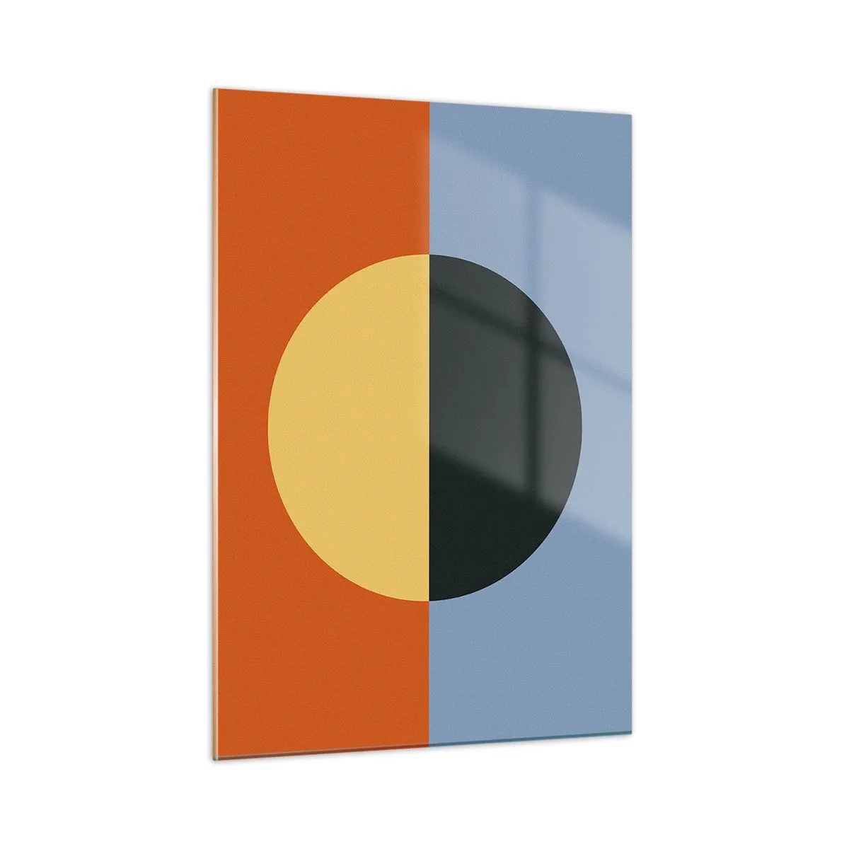 Glass picture - Composition of Warm and Cool - 50x70 cm