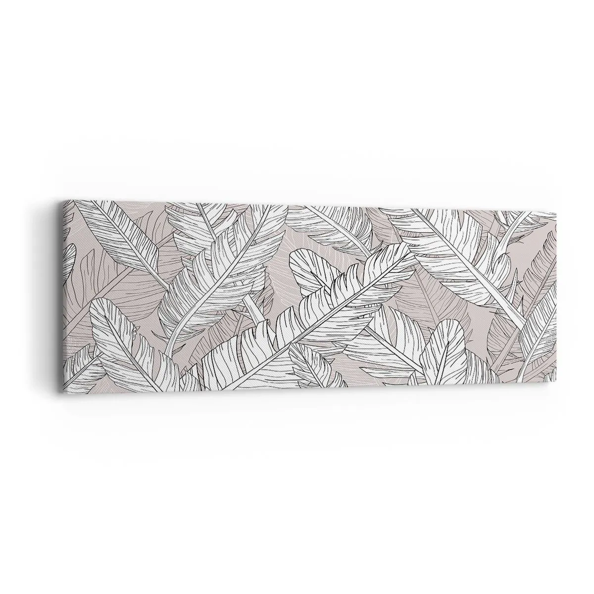 Canvas picture - Storm of Feathers - 90x30 cm