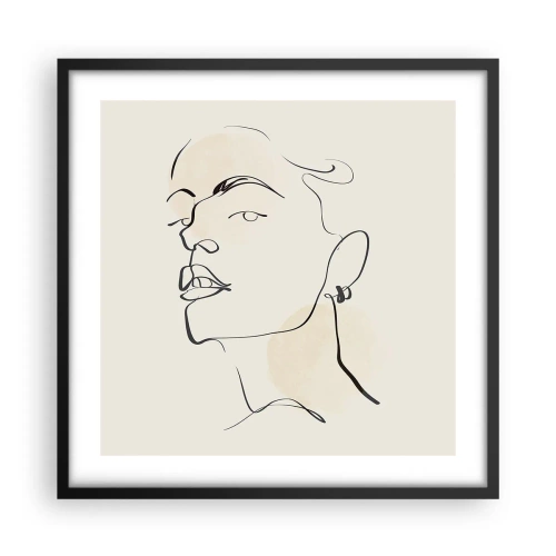 Poster in black frame - Proud Look - 50x50 cm