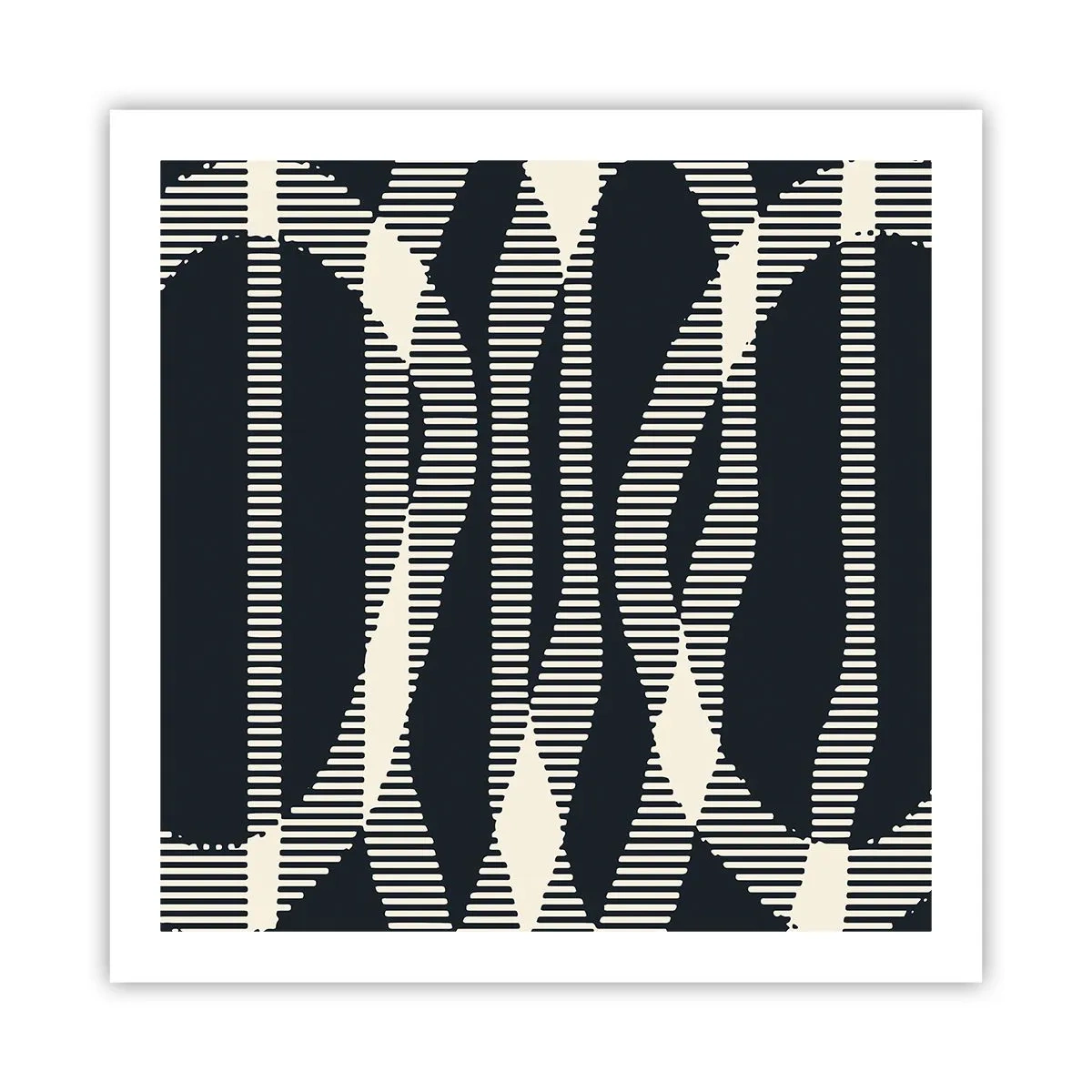 Poster - Attempt at Breaking Darkness - 60x60 cm