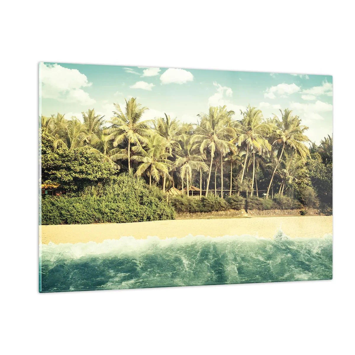 Glass picture - How about Here? - 120x80 cm