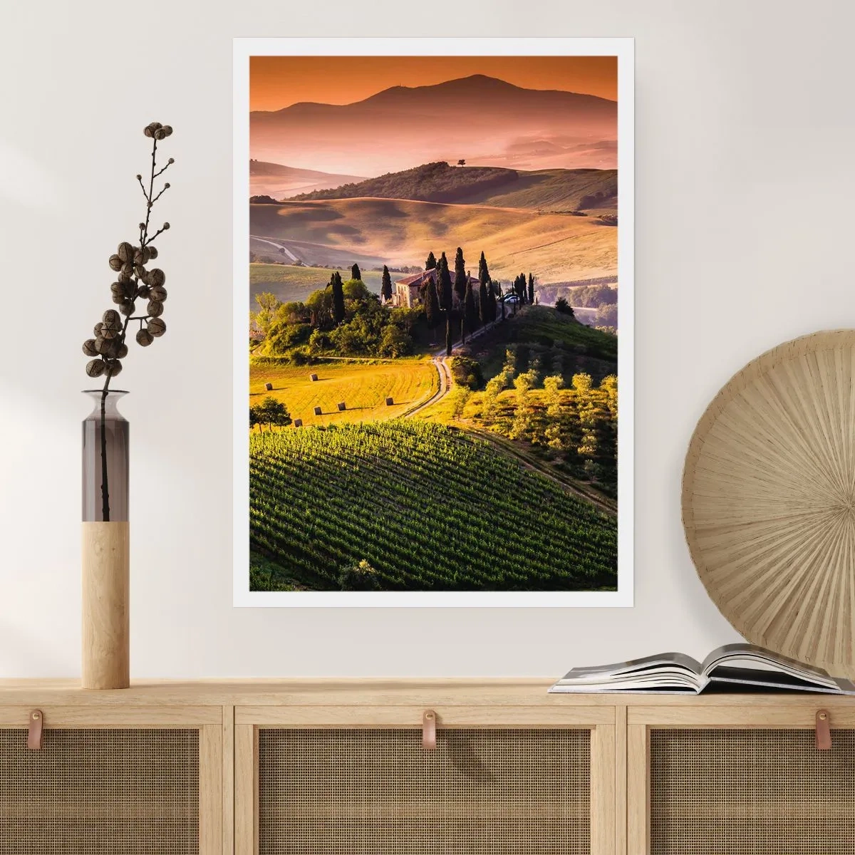 Poster - Arcadia - Tuscan Landscape - 61x91 cm