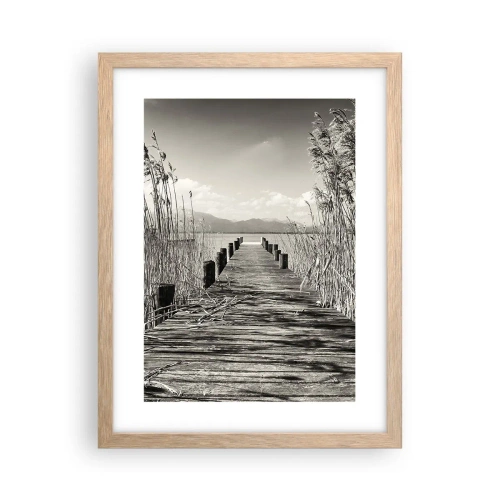 Poster in light oak frame - In the Grass - 30x40 cm