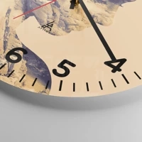 Clock face with numbers