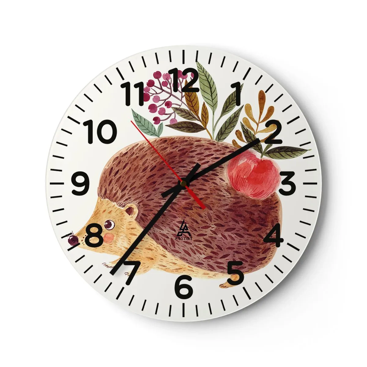 Wall clock - Clock on glass - And Now You Like Me! - 30x30 cm
