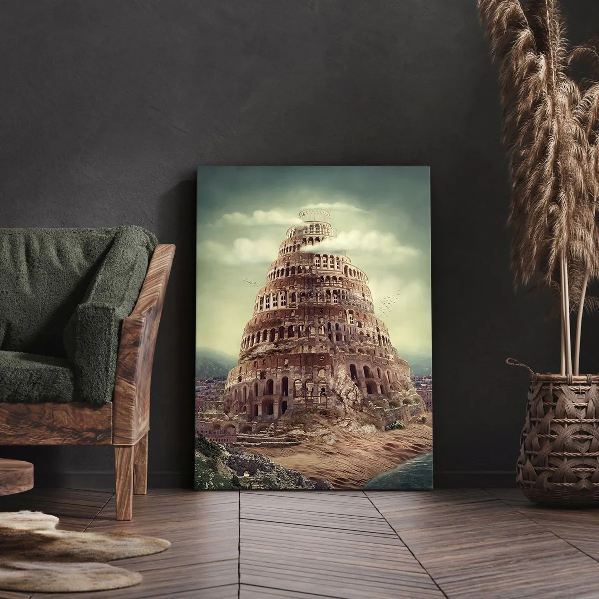Canvas picture - Tower of Babel - 65x120 cm