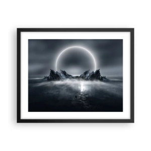 Poster in black frame - The End of a Story - 50x40 cm