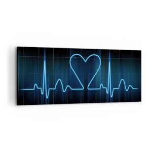 Canvas picture - In a Heartbeat - 120x50 cm