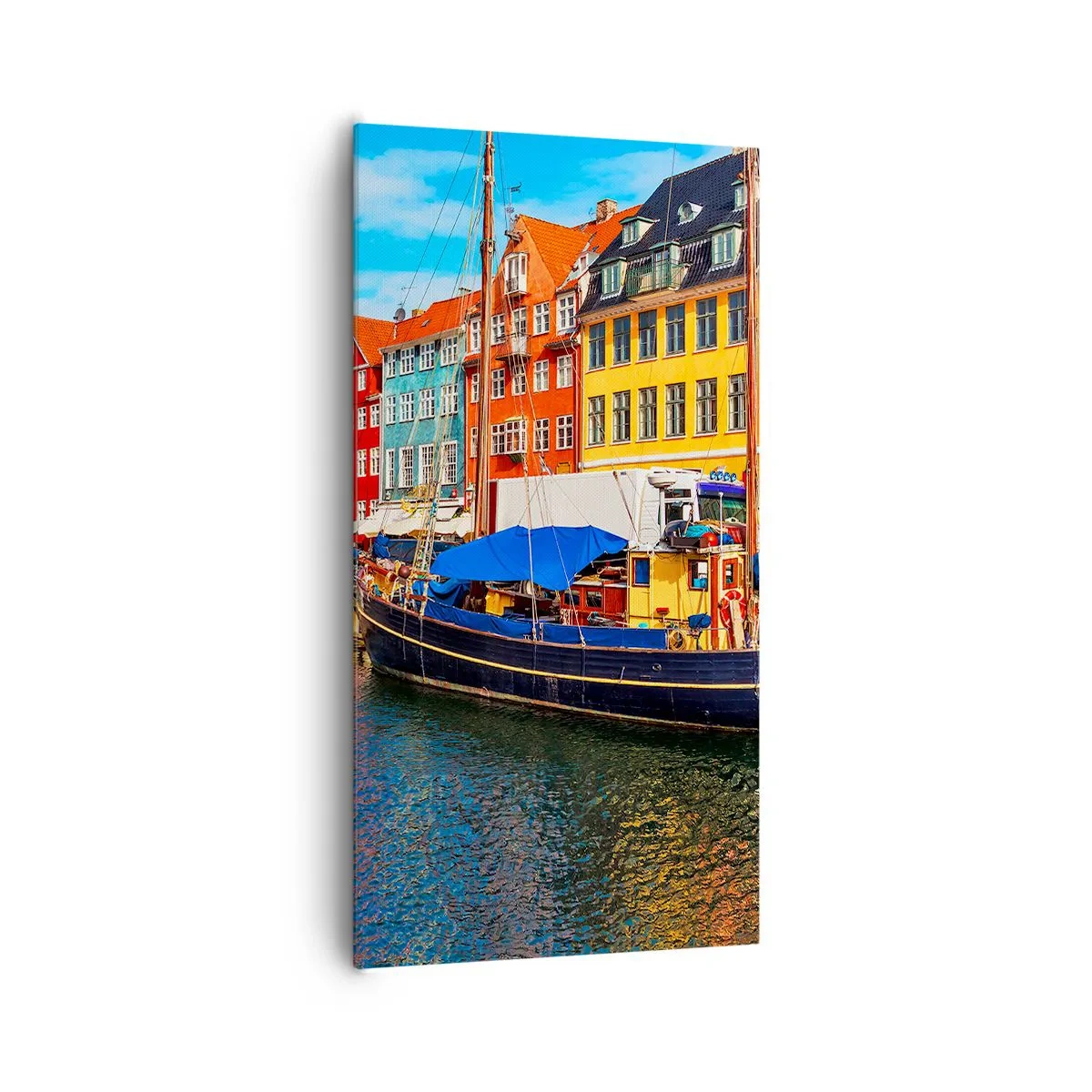 Canvas picture - Joyful Coast - 65x120 cm