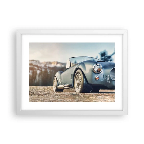 Poster in white frmae - Styel Is What Counts - 40x30 cm