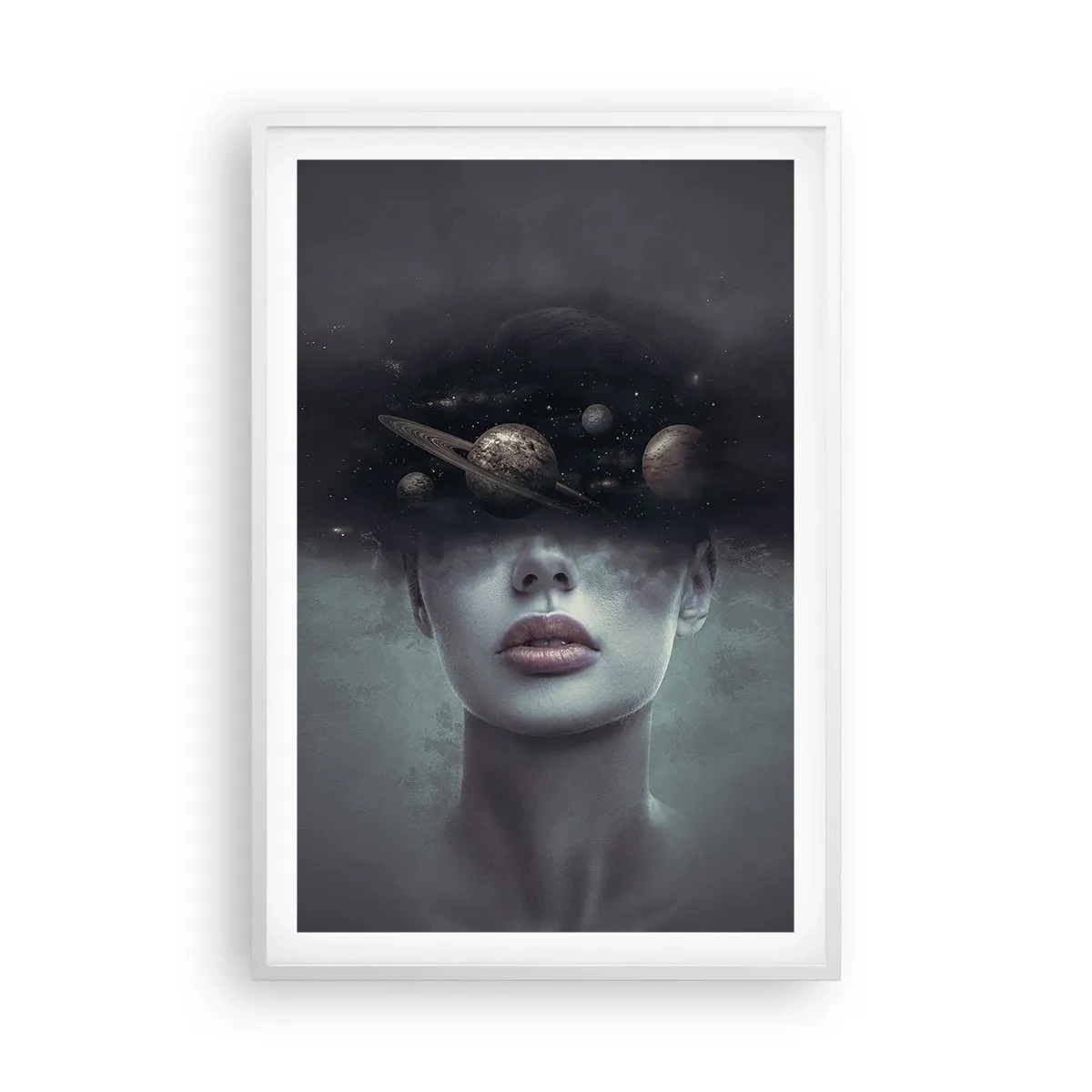 Poster in white frmae - And Planets are Revolving… - 61x91 cm
