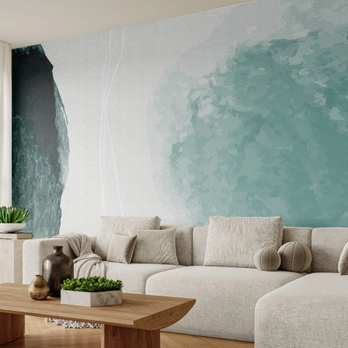 Self-Adhesive Photo Wallpaper Deluxe Sticker - Encounter With Fog - Modern, Minimalistic, Abstraction - 450x315 cm