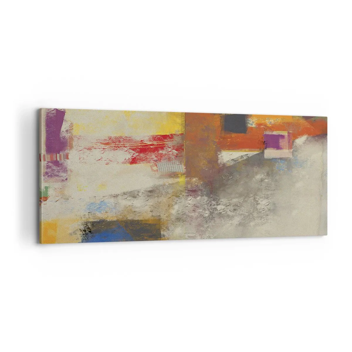 Canvas picture - Geometry of Colours - 100x40 cm