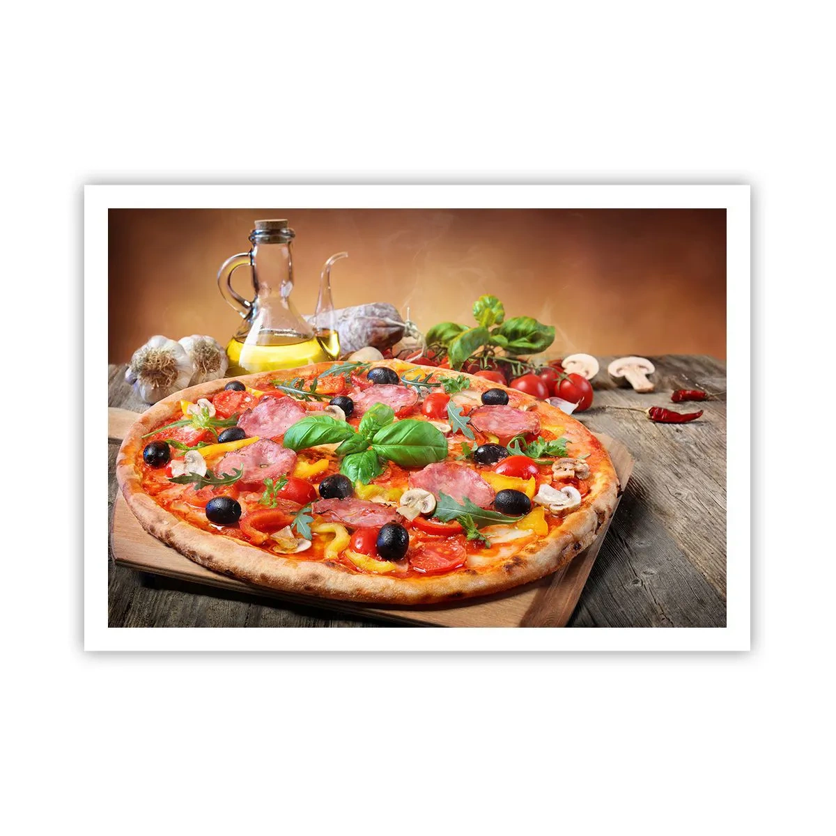 Poster - With a Real Italian Flavouring - 100x70 cm