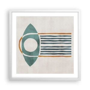 Poster in white frmae - Signs and Rituals - 50x50 cm