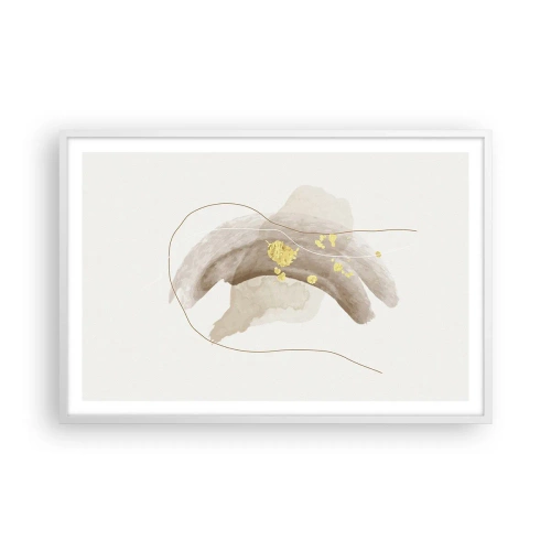 Poster in white frmae - Encountered in Space - 91x61 cm