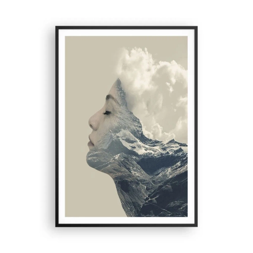 Poster in black frame - Beauty of Elements - 70x100 cm