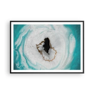 Poster in black frame - Into de Deep - 100x70 cm