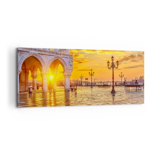Canvas picture - Where Is Everybody? - 100x40 cm