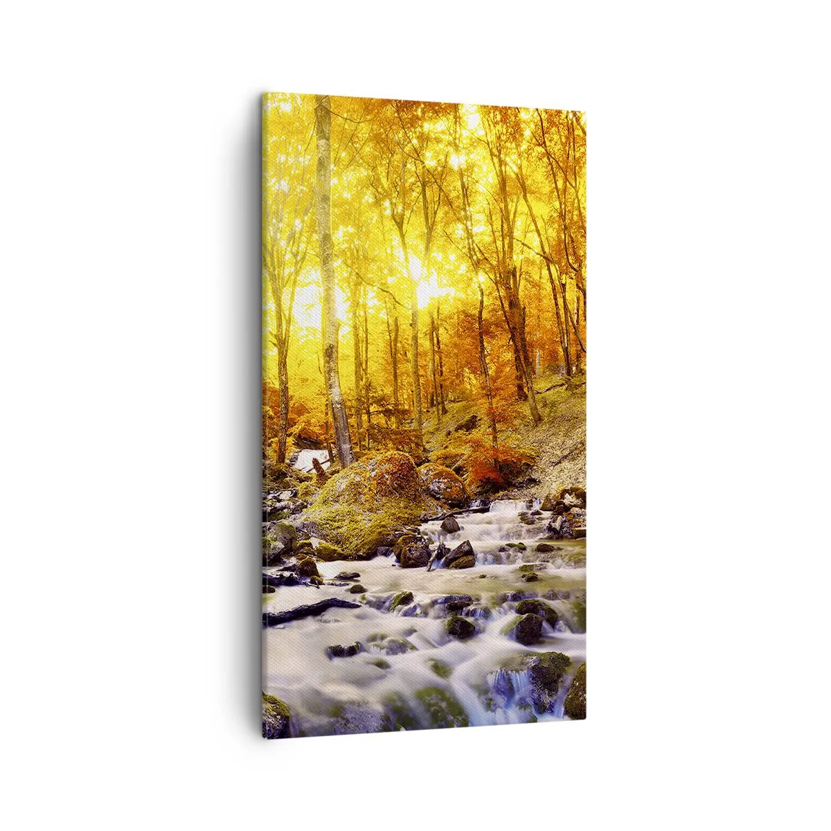 Canvas picture - Stones Set in Gold and Platinum - 45x80 cm