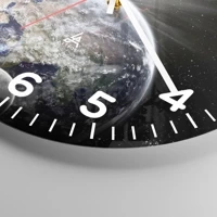 Clock face with numbers