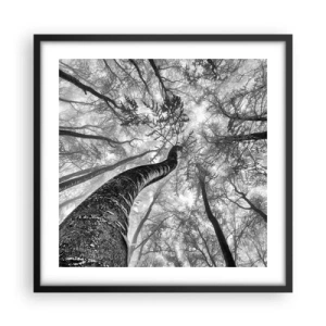 Poster in black frame - Race for the Light - 50x50 cm