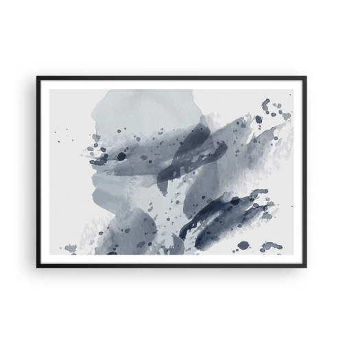 Poster in black frame - Study in Nature of Water - 100x70 cm