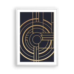 Poster in white frmae - Tour of Things - 50x70 cm