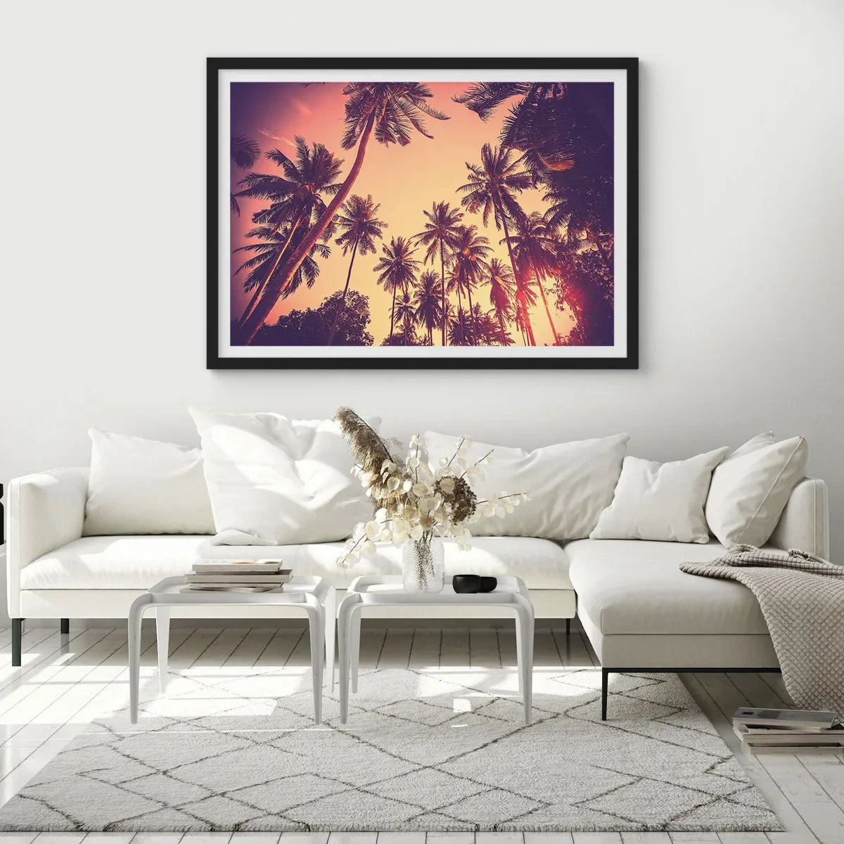 Poster in black frame - Tropical Variation - 40x30 cm