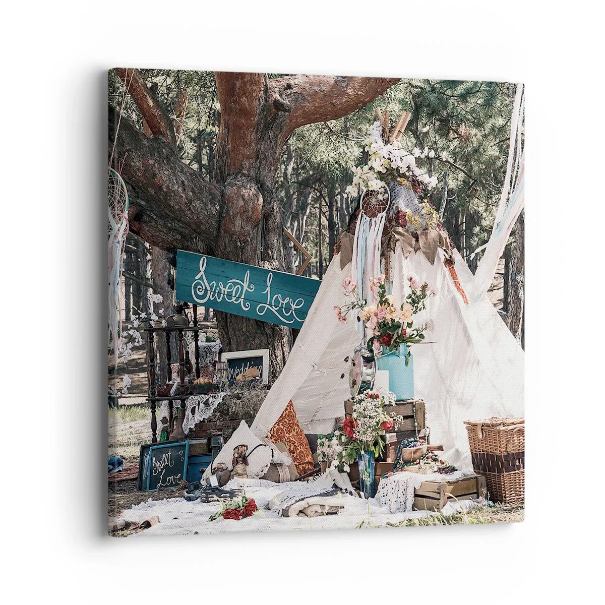 Canvas picture - Make Love… - 40x40 cm