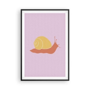 Poster in black frame - No Rush - 61x91 cm
