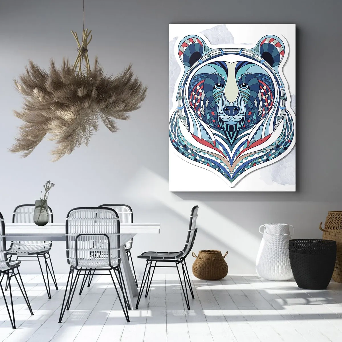 Canvas picture - Eviva Grenlandia! - 45x80 cm