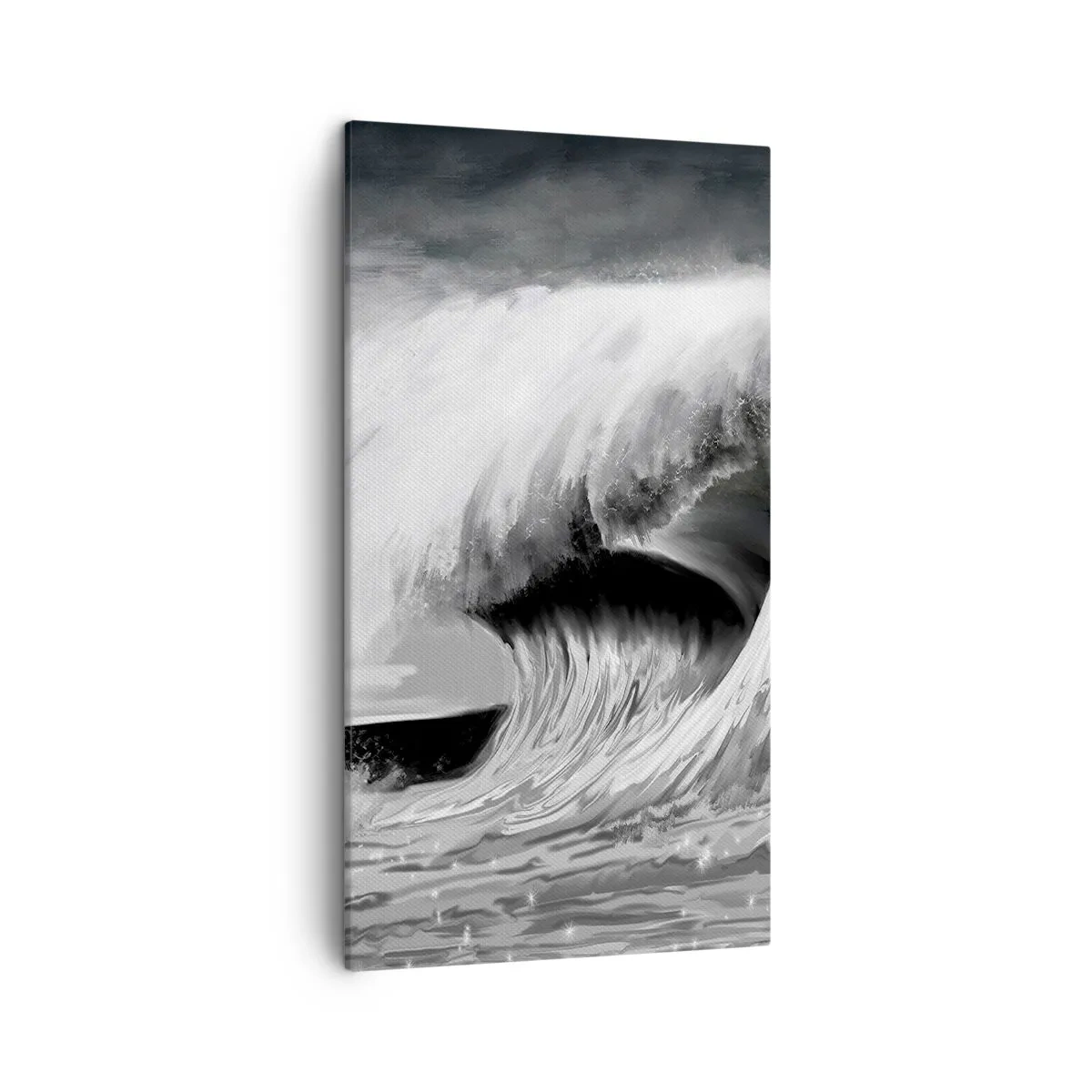 Canvas picture - Wrath of the Ocean - 45x80 cm