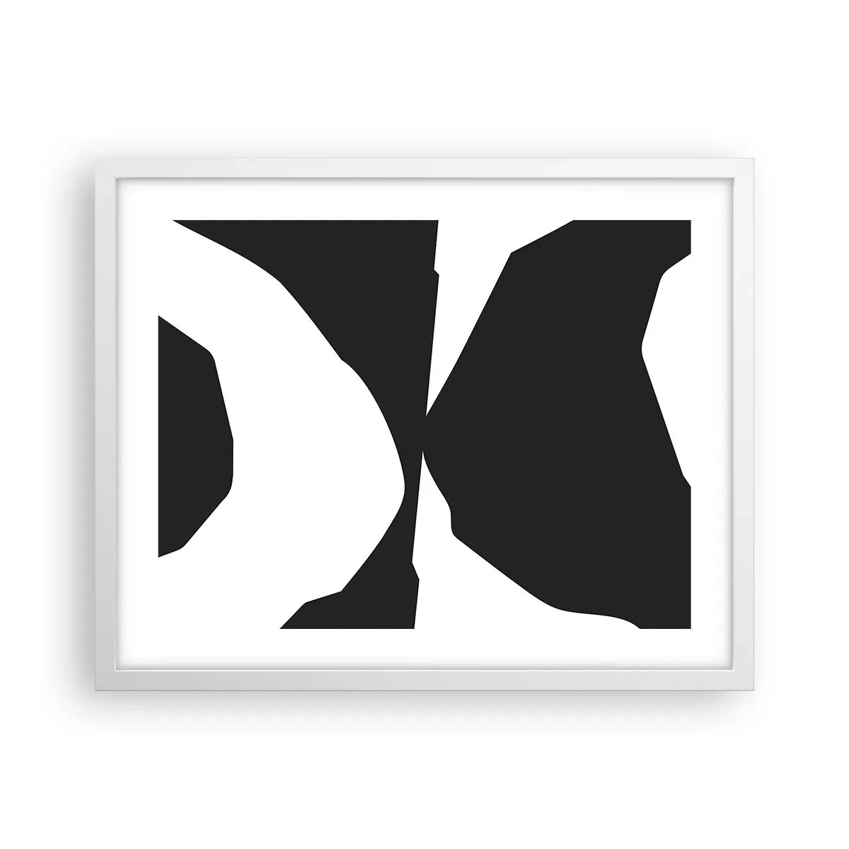 Poster in white frmae - Positive - Negative - 50x40 cm