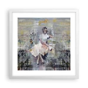 Poster in white frmae - Classical and Modern - 40x40 cm